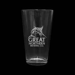 16 Oz Pint Glass, Laser, Premium
