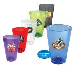 16 Oz Plastic Pint Glass, Full Color Digital