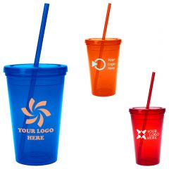 16 Oz. Sunsplash Double Wall Tumbler