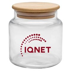 16 Oz Apothecary Jar With Bamboo Lid