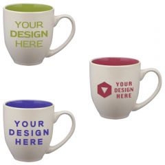 16 Oz. Carter Creme Bistro Ceramic Mug
