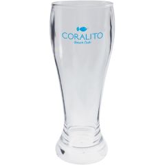 16 Oz Clear Plastic Bell Pilsner Glass