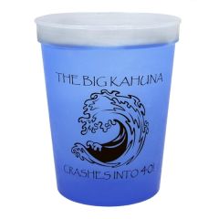 16 Oz Color Changing Smooth Plastic Stadium Cup