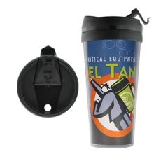 16 Oz Custom Printed Travel Mug Tumbler W/ 4 Color Imprint