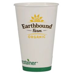 16 Oz Eco-Friendly Paper Cup - White - Digital