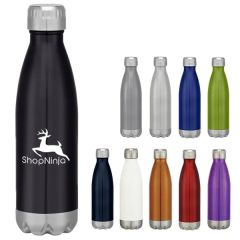 16 Oz Full Color Round Stainless Steel Bottle