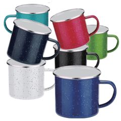 16 Oz Iron and Stainless Steel Camping Mug