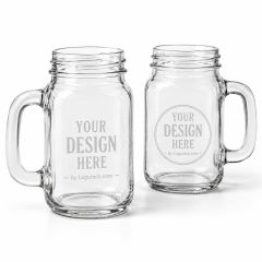 16 Oz Mason Jar Beer Mug