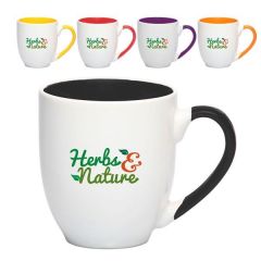 16 Oz. Miami Two-Tone Bistro Mug