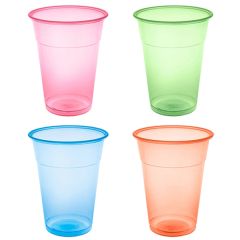16 Oz Neon Soft Plastic Cups