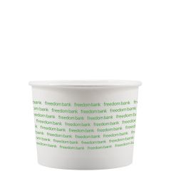 16 Oz Paper Food Container - White - Tradition