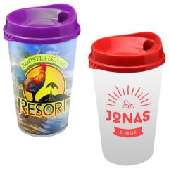 16 Oz Sentinel Tumbler - Full Color Insert Auto Sip Lid