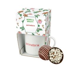 16 Oz Speckled Camping Mug Holiday Milk Mega Hot Choc. Bomb