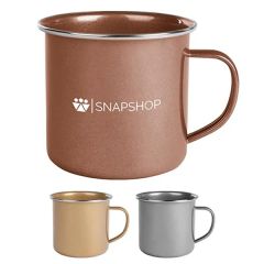 16 Oz Steel Campfire Mug