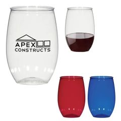 16 Oz Stemless Wine Glass