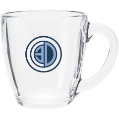 16 Oz Tapered Glass Coffee Mug