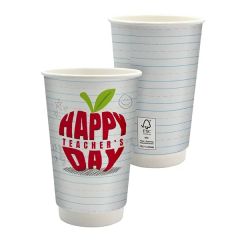 16 Oz Teacher Full Color Paper Cup