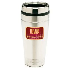 16 Oz Travel Stainless Insulated W/ Lid, Keeps Hot Or Iced