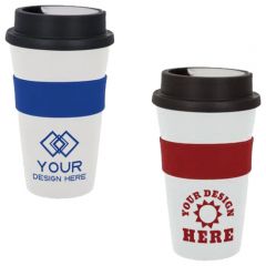 16 Oz. Travel Tumbler With Straw