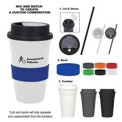 16 Oz Travel Tumbler With Straw