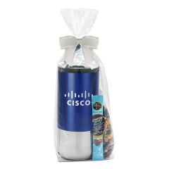 16 Oz Tumbler W/ Stainless Steel Straw, Energy Packet & Snack