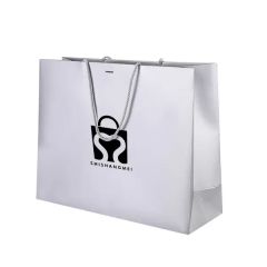 16 X 6x 12 Inch Matt/Gloss 250 GSM White Cardboard Shopping Bag