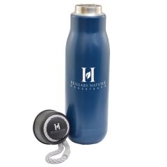 16 Oz Stainless Stl Insulated Vacuum Bottle With Bungee Lid