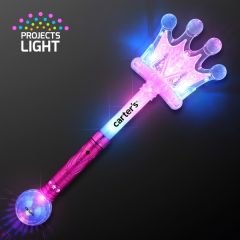 17.2 Inch Light Up Toy Crown Wand