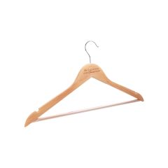 17 1/2 Inch X 9 Inch Solid Maple Clothes Hanger