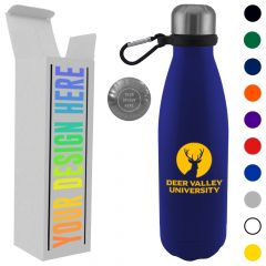 17 Oz Stainless Steel Water Bottle Double Wall Vacuum Insulated
