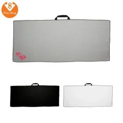 17 Inch X 40 Inch Waffle Caddy Towel W/ Black Loop