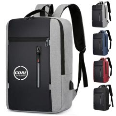 17 Inch Large Slim Laptop Backpack With USB Charging Port