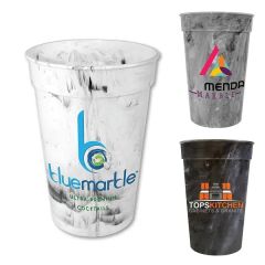 17 Oz Marble Stadium Cup, Full Color Digital