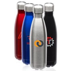 17 Oz Stainless Steel Levian Cola Shaped Bottles