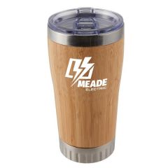 17 Oz Bamboo Stainless Steel Tumbler