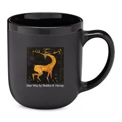 17 Oz Ceramic Microwavable Coffee Mug W/ Handle