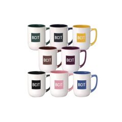 17 Oz Colored In and Handle/White Out Arlen Mug