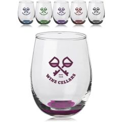 17 Oz Sienna Stemless Wine Glasses