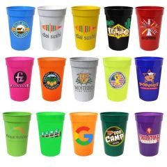 17 Oz Smooth Stadium Cup, Full Color Digital