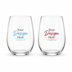 17 Oz Stemless White Wine Glass