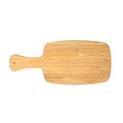 18.5 Inch Rounded Corner Paddle Bamboo Cutting Board