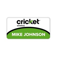 1/8 Inch Acrylic Name Badge 3 Inch X 1.5 Inch