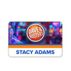 1/8 Inch Acrylic Name Badge 3 Inch X 2 Inch