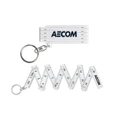 18 Inch Folding Ruler With Keychain