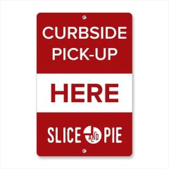 18 Inch H X 12 Inch W Custom Aluminum Sign
