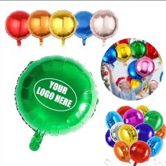 18 Inch Round Mylar Foil Balloons