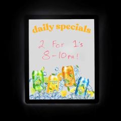 18 Inch W X 23 Inch H Luxe Glo Message Board