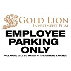 18 Inch X 12 Inch 0.055 Inch Polyethylene Sign