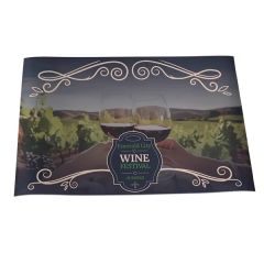 18 Inch X 12 Inch Badge Satin Placemat - Sublimation