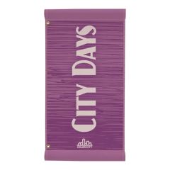18 Inch X 36 Inch Nylon Boulevard Banner Single-Sided